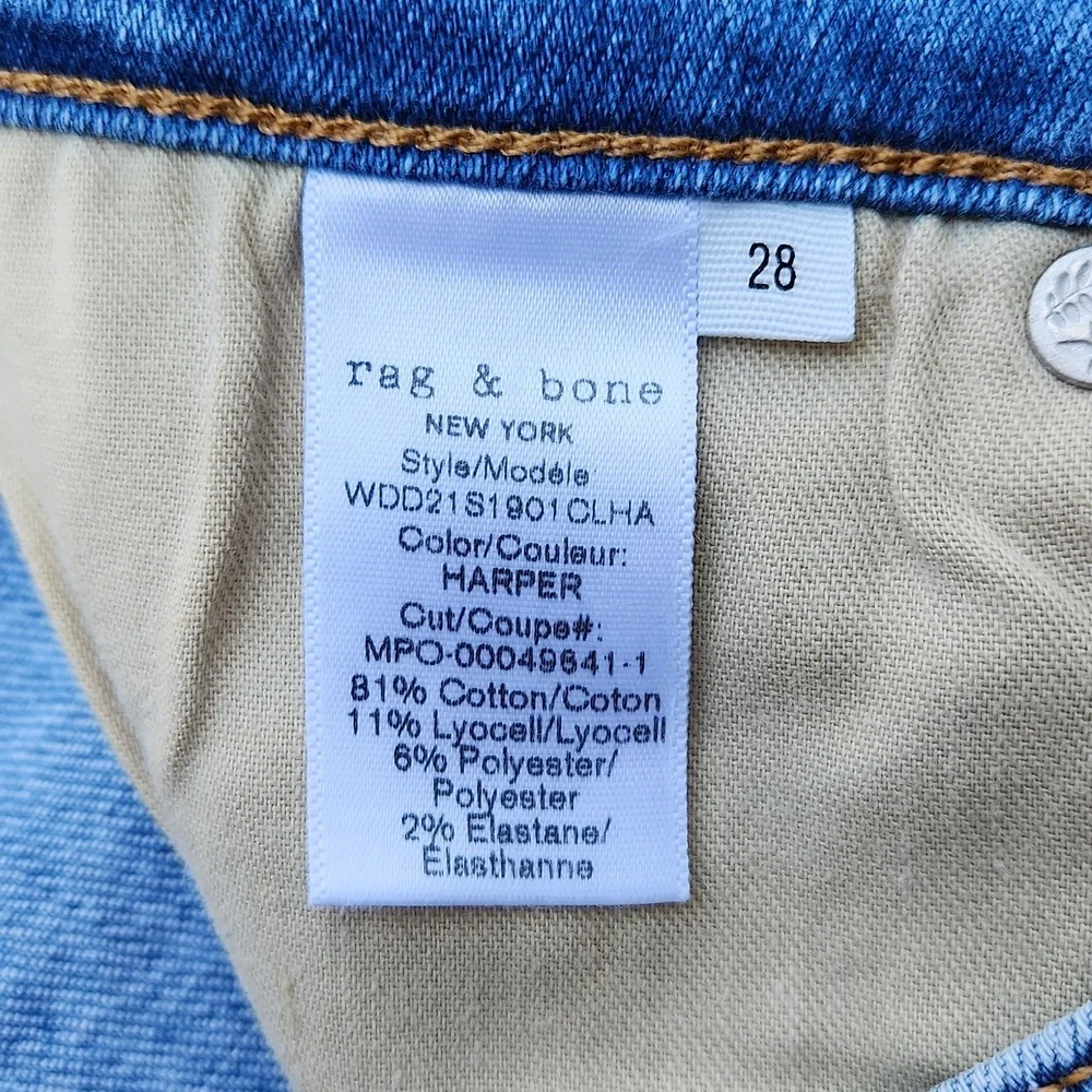 Nwt rag & bone Nina High Rise Denim Shorts - Picture 16 of 16